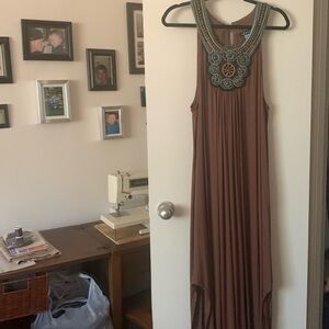 Light weight dress designed by Venus, beaded front yoke